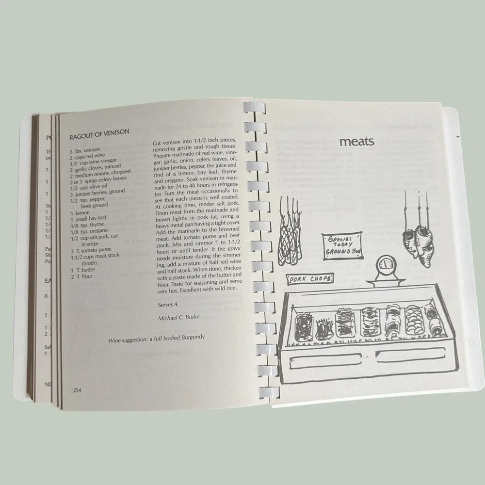 Vintage Midwest Regional Recipe Book Church Auxiliary Cookbook Detroit, Michigan